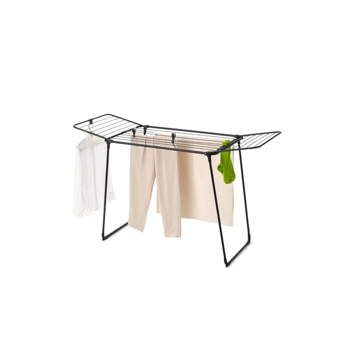 Brabantia HangOn Too Droogrek - 18 m - Inklapbaar Wasrek - Matt Black