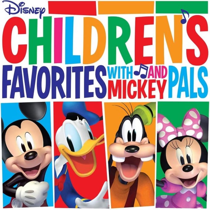 Childrens Favorites With Mickey & Pals (Red Vinyl)