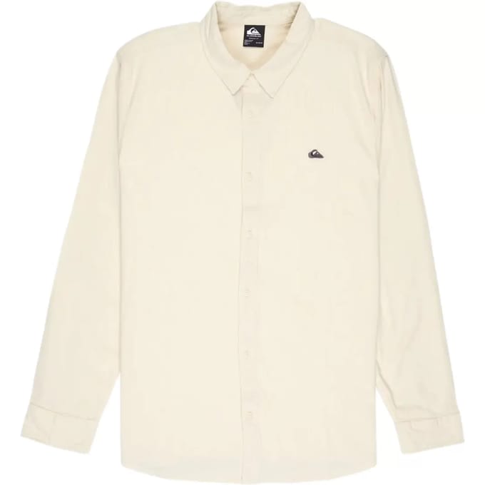 Quiksilver Mw Premium Stretch Overhemd Met Lange Mouwen Beige 2XL Man