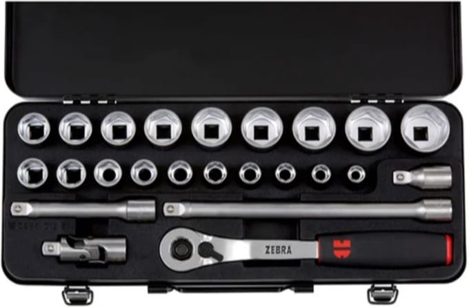 Wurth Assortiment dopsleutels 1/2 inch 24 delig