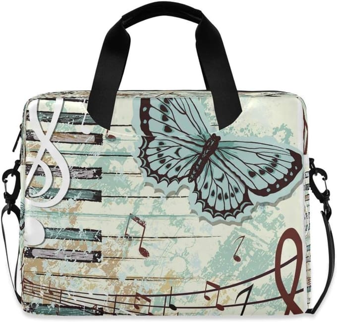 Laptop Tas - Laptoptas Schoudertas - Bescherming Laptop - Hoofdvak met Ritssluiting - Tot 16 Inch - Multicolor