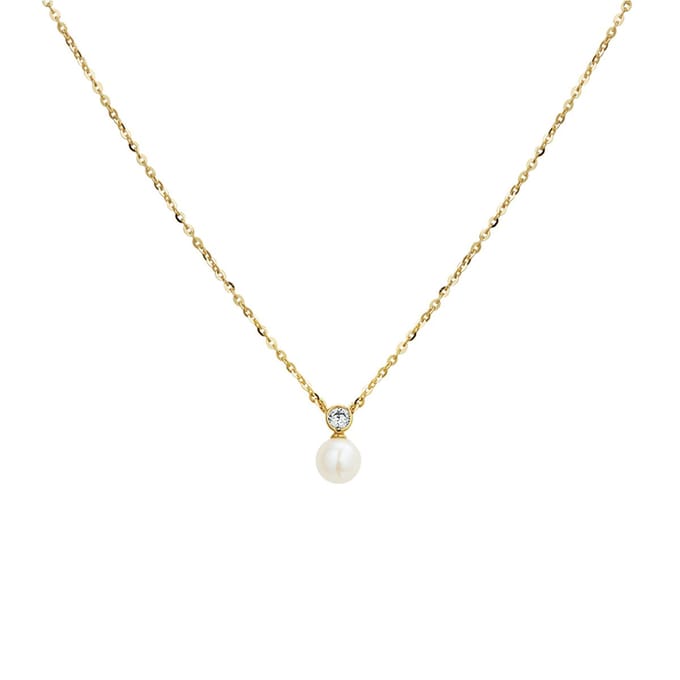 Collier Parel En Zirkonia 41- 43 - 45 Cm
