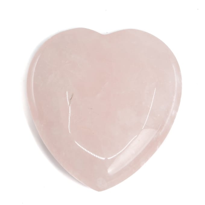 Edelstenen Hart Rozenkwarts Palmsteen – 50 mm