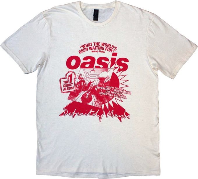 Oasis - What The World's Been Waiting For Heren T-shirt - XL - Creme
