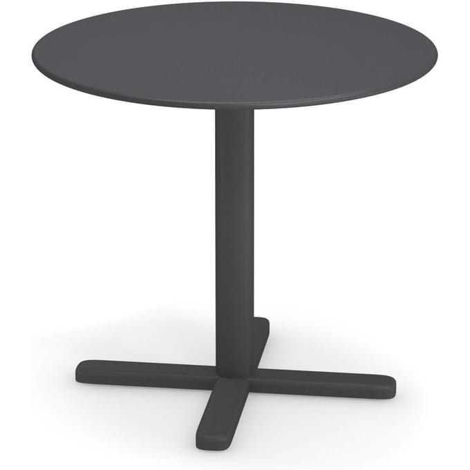 Emu Darwin tafel rond - antiekijzer - Ø 80