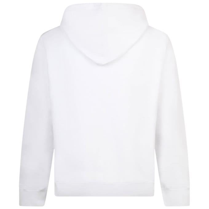 Dsquared2 Cool Fit Faded College League-logo witte hoodie