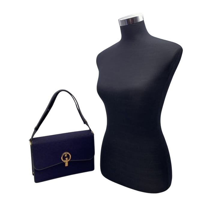 Gucci Vintage stoffen schoudertas