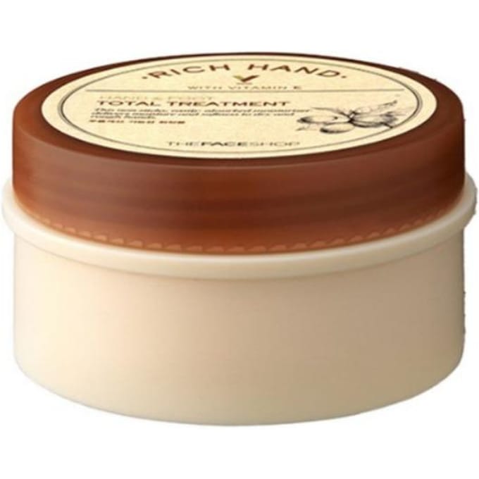 THE FACE SHOP Rich Hand V Hand & Foot Total Treatment 120ml brown