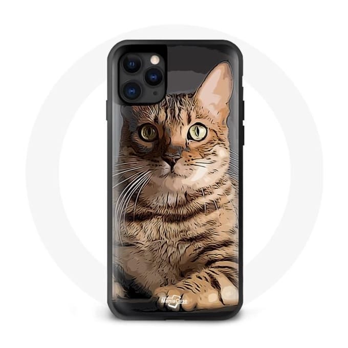 Bengaalse kat iPhone 12 hoesje