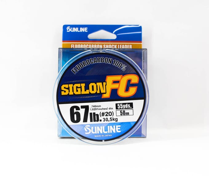 Sunline Fluorocarbon Leider Siglon FC 100% 50 m 67 lb Diameter 0,74 mm (2057) schoon