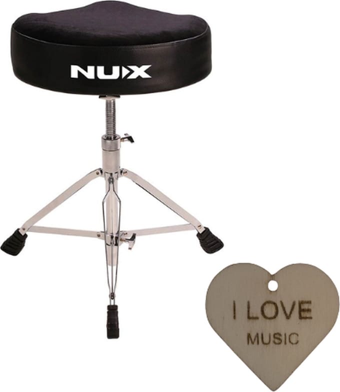 NUX - Drum Kruk - Ergonomisch - Comfortabel Design - Kruk