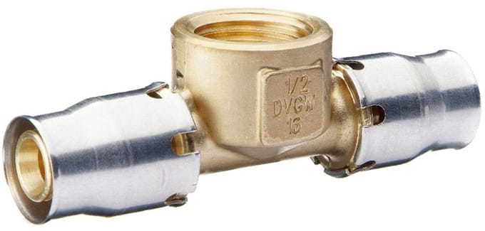 Fränkische T-stuk met binnendraad alpex-plus 20-Rp3/4-20, 87320743