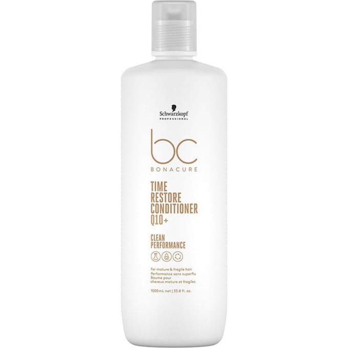 Schwarzkopf Professional Q10+ Time Restore Conditioner Afzetting & reparatiespoeling Dames 1000 ml