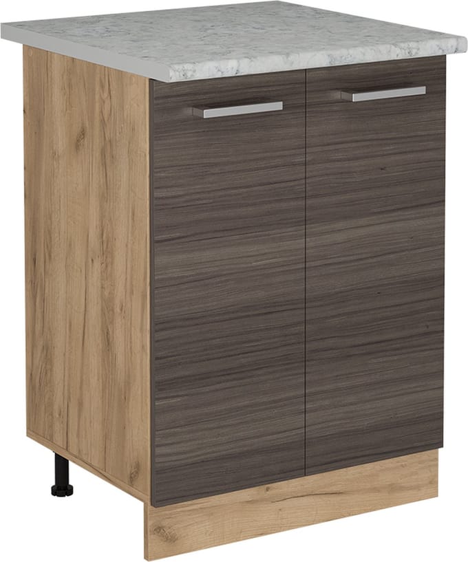 Vicco R-Line Keukenonderkast – 60 cm WB Marmer Edel grijs