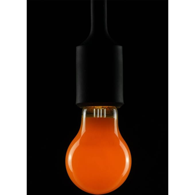 SEGULA LED lamp, oranje, E27, 2 W, dimbaar