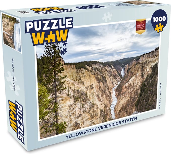Puzzel Yellowstone Verenigde Staten - Legpuzzel - Puzzel 1000 stukjes volwassenen