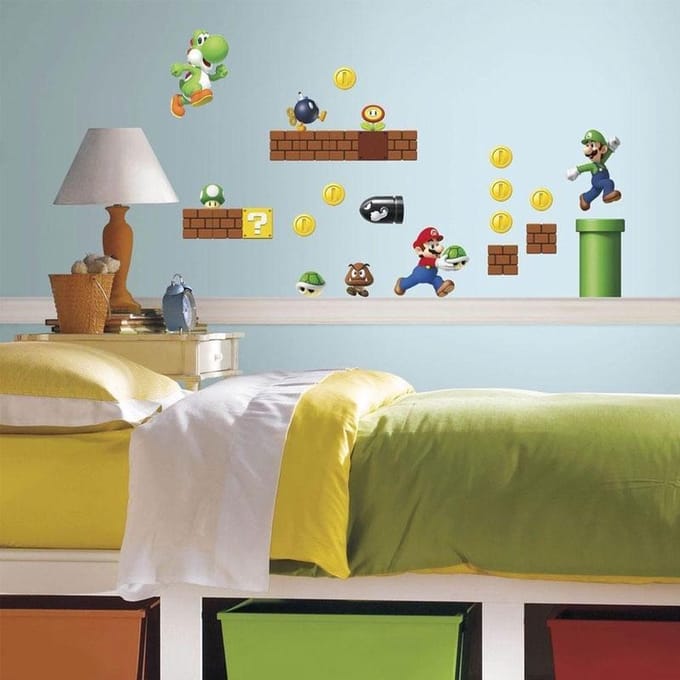 Super Mario Muursticker