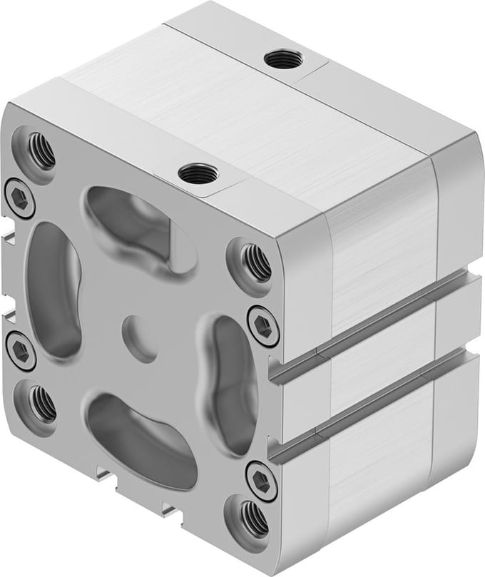 Festo Compacte Cilinder 80mm Boring 15mm Slag ISO 21287 Dubbelwerkend - 536354 - P2BPG