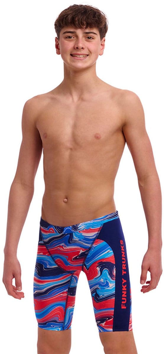 Funky Trunks Training Jammer Blauw 6 Years Jongen