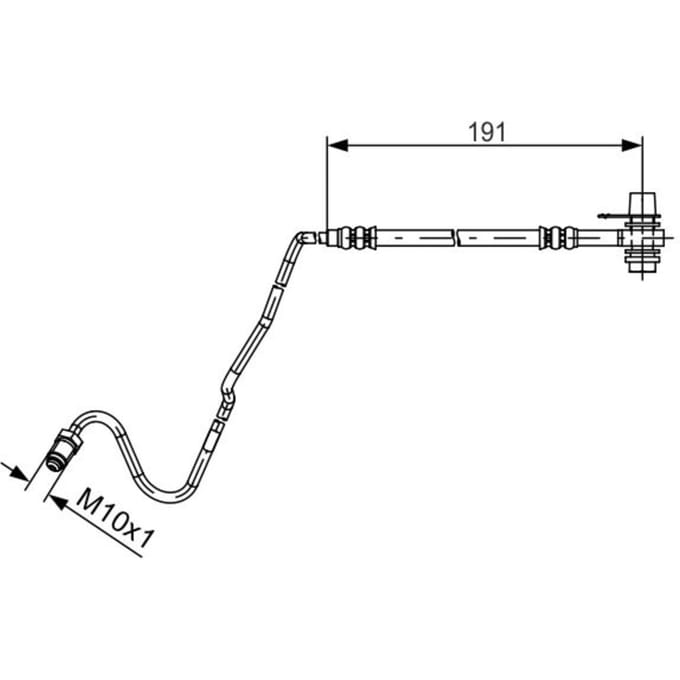 Remleiding BOSCH 1 987 481 537