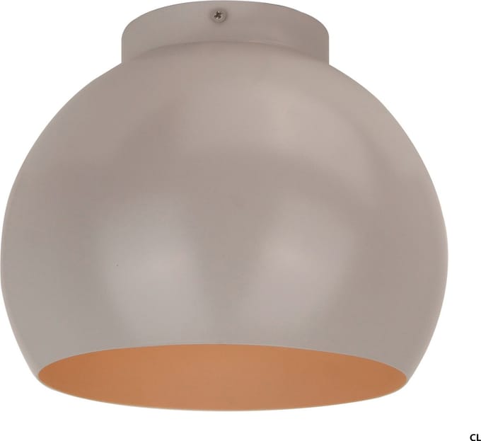 Chericoni Occhio Plafondlamp - 1-lichts - Ø25 cm - Grijs - Metaal