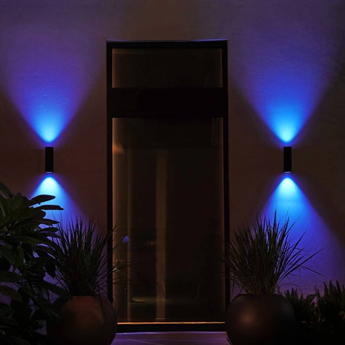 Philips Hue Appear muurlamp - wit en gekleurd licht - zwart