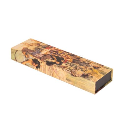 Paperblanks pencil case, formaat 22 x 3 x 6,5 cm - lawrence alma-tadema spring