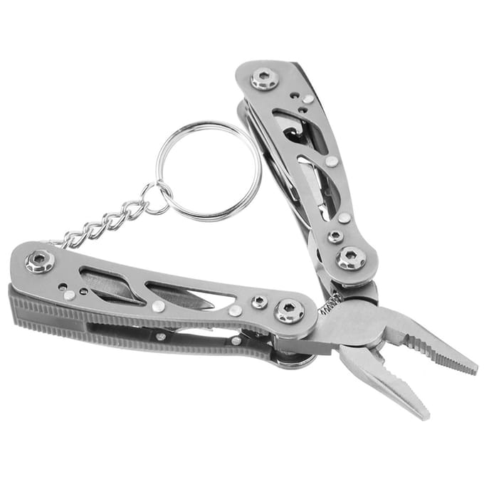 Multifunctionele Zakformaat Opvouwbare Tang Mes Schroevendraaier Multi Tool voor Buiten Kamperen white