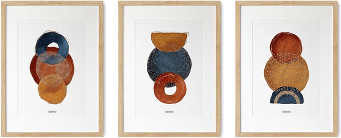 Fabrikten Posterset Artsy - 3 Posters - A3
