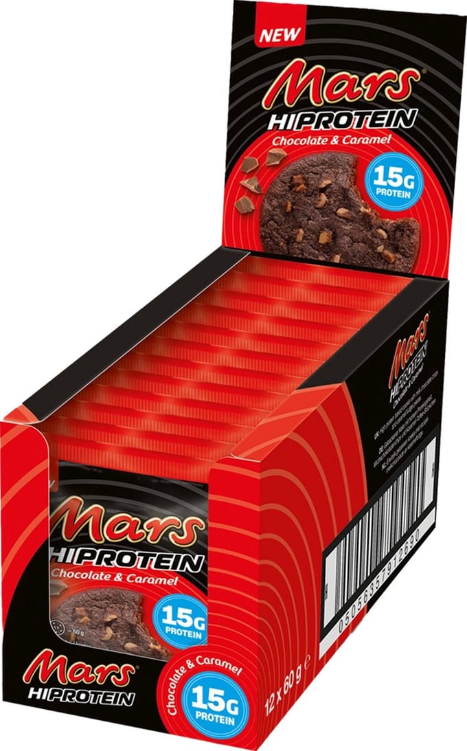 Mars High Protein Cookie - Salted Caramel (12x60g) Salted Caramel - Functionele voeding - Eiwit Snacks