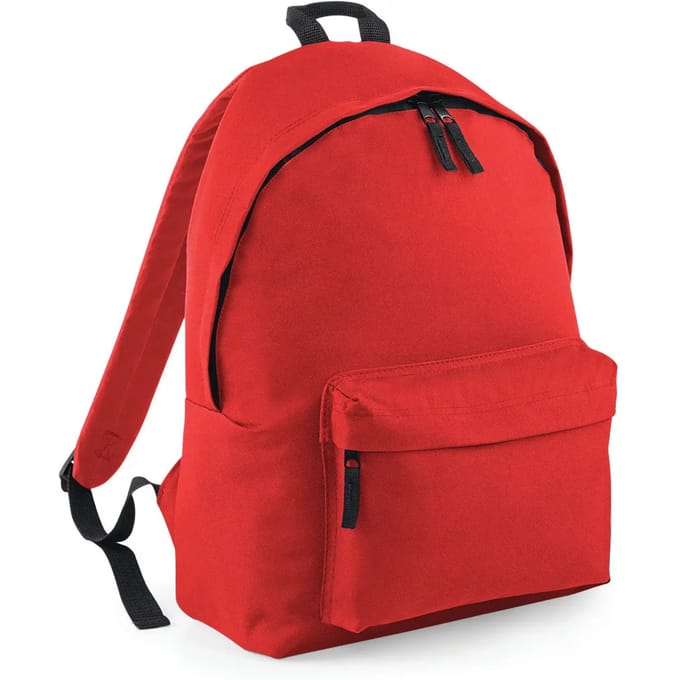 Junior Fashion Backpack/Rugzak BagBase - 12 Liter Bright Red