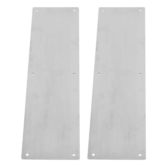 2 pièces Plaque de protection de porte décorative en acier inoxydable 304 pour l'intérieur et