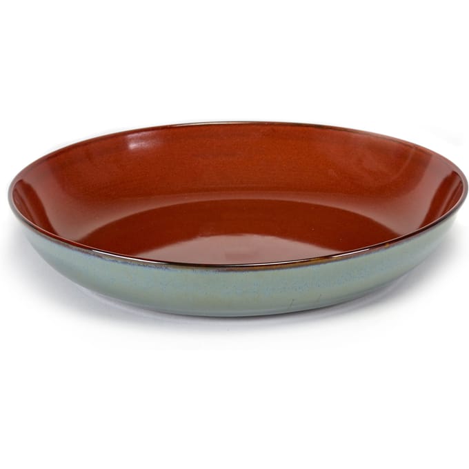 Serax Terres de Rêves by Anita Le Grelle Pastabord - D23,5x4,5 cm - Rust/Smokey blue