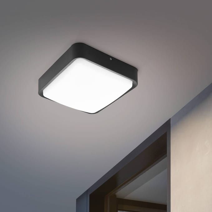 EGLO Piove-c Wandlamp voor buiten -  Black - SMD LED Module- 14W