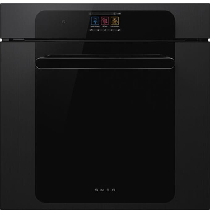 SMEG Pyro steam Galileo Oven Oven , Musa, 60 cm, Combi-stoom, Zwart, A+, Pyrolyse