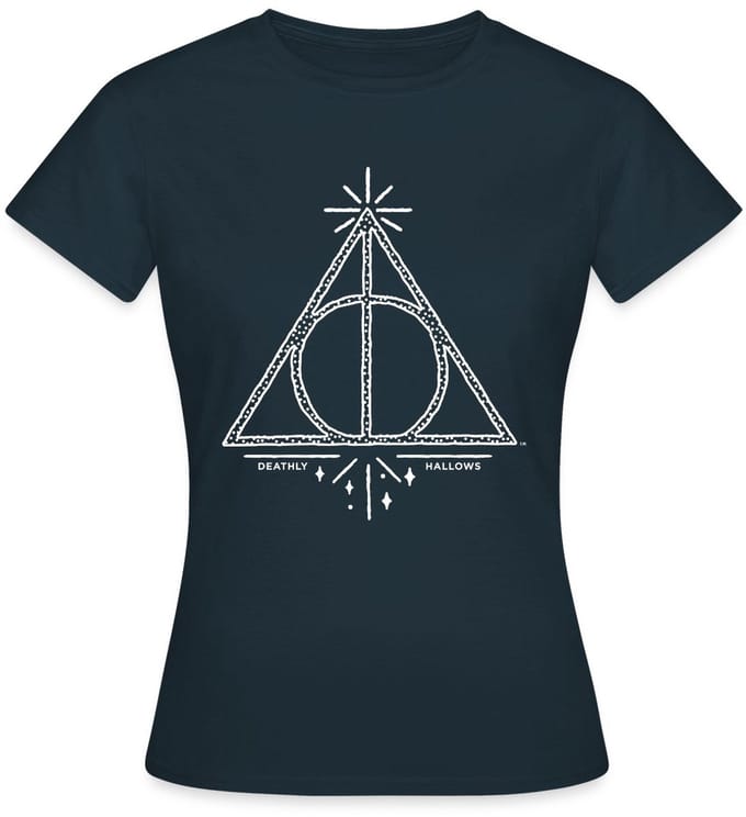 Harry Potter Het dodelijk heilig-logo T-Shirt Dames