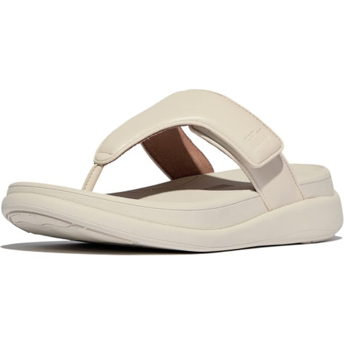 FitFlop F-Mode Go Adjustable Flatform Toe-Post Sandals Vrouwen - Paris Beige
