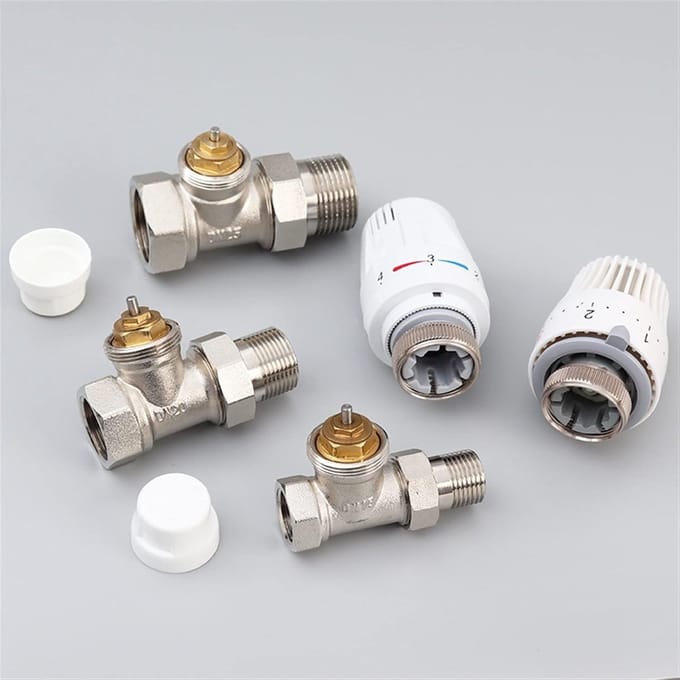 Thermostatische Radiatorkraan - Temperatuurregelklep Vloerverwarming - Efficiënte Verwarming - Nauwkeurige Temperatuurregeling - DN25 Style a - null