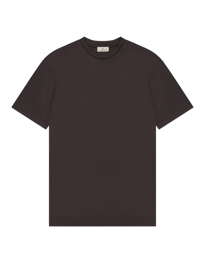 Valenza Interlock Supima T-shirts Donkergrijs 1001