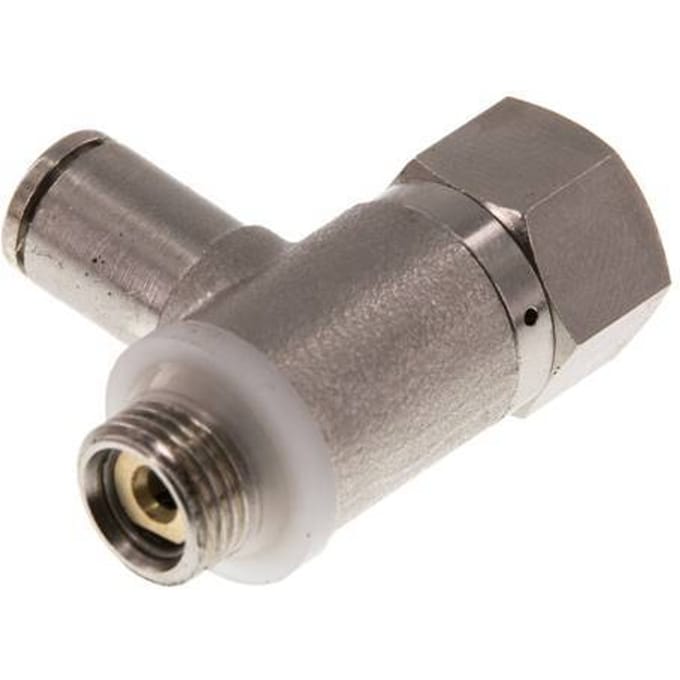 4mm & G 1/8'' Indirect Gestuurde Vernikkeld Messing Terugslagklep Buitendraad Insteekkoppeling 0.5-10 bar