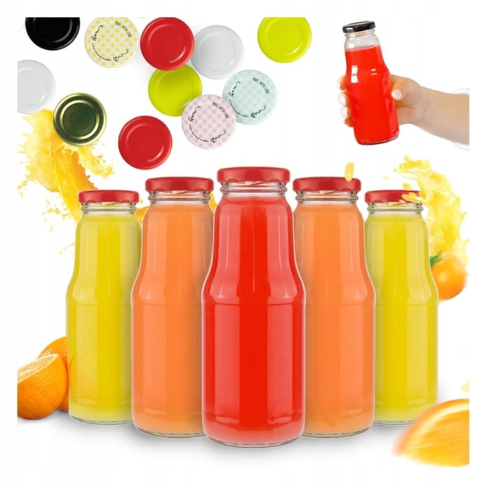 Bimberek FRUIT - Glasfles - 300ml - Met Deksel