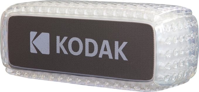 Kodak PWS-2239 - Luidspreker - voor draagbaar gebruik - draadloos - Bluetooth - 8 Watt - wit