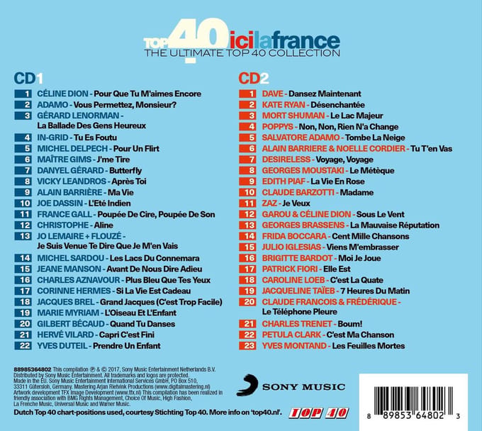 Top 40 - Ici La France - Various