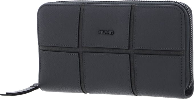 PICARD Portemonnee O X O 1 Zip Around Wallet Rock Grijs
