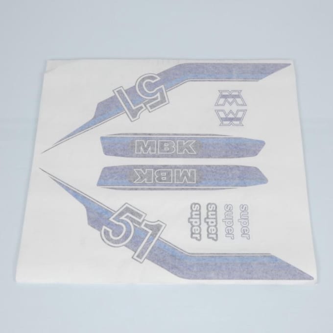 Autocollant stickers RSM pour Mobylette MBK 50 51V Neuf