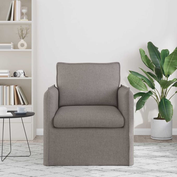 vidaXL - Bank - Taupe - 75 - x - 82 - x - 85 - cm - Stof