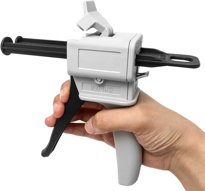 Allecto - Epoxy Lijmpistool 50ml - Ergonomisch Ontwerp - voor Diy en