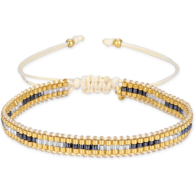 Luxenter Multicolour Crystal Armband afgewerkt in 18K geel goud - Emeri