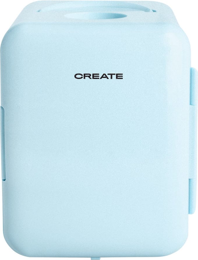 CREATE - Minikoelkast voor cosmetica 4 L warm en koud - Pastel blauw - FRIDGE MINI BOX