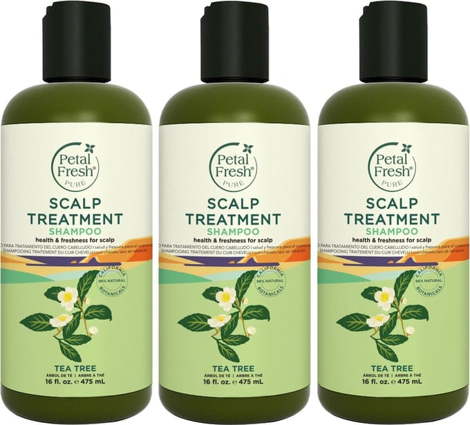 PETAL FRESH - Shampoo Tea Tree - 3 Pak